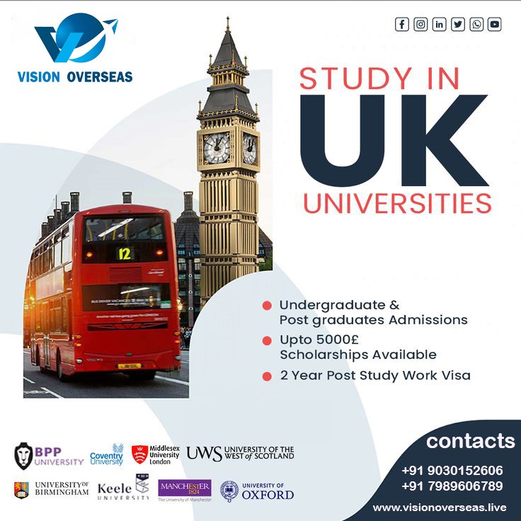 STUDY IN UK UNIVERSITIES